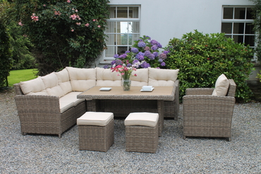 culcita corner rattan lounge set